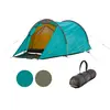 Image de Grand Canyon Robson 2 - Tente Tunnel pour 2 Personnes | Ultra-légère, étanche, Petit Format | Tente pour Le Trekking, Le Camping, l'extérieur | Blue Grass (Bleu)