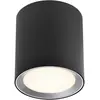 Image de Nordlux Landon Long LED-plafondlamp voor badkamer LED LED 6.5 W Warmwit tot neutraalwit Zwart