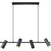 Image de Nordlux Alanis 4-Spot 2213423003 Hanglamp GU10 Zwart