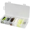 Image de Savage Gear Fat Minnow T-Tail Kit - Zoet- & Zoutwater Visaas voor Baars, Snoek, Snoekbaars & Bass, Zacht Paddle Tail Shad Aas, Visserskit voor meren, rivieren & kustwateren Assorti Gevarieerd