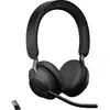 Image de Jabra Evolve2 65 MS Telefoon On Ear headset Bluetooth Stereo Zwart Volumeregeling, Indicator voor batterijstatus, Microfoon uitschakelbaar (mute)