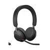 Image de Jabra B2B Evolve2 65 Casque PC Sans Fil, Casque Audio Anti-Bruit Certifié Microsoft Teams avec Batterie Longue Durée, Adaptateur Bluetooth USB-C, Noir
