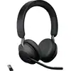 Image de Jabra Evolve2 65 UC On Ear headset Bluetooth Stereo Zwart Volumeregeling, Indicator voor batterijstatus, Microfoon uitschakelbaar (mute) Telefoon