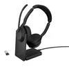 Image de Jabra Evolve2 55 Stereo UC avec Link 380a + base chargeur