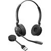Image de Jabra Engage 55 SE Stereo Link400a MS On Ear headset DECT, Kabel Stereo Zwart Noise Cancelling Microfoon uitschakelbaar (mute)