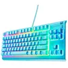 Image de SteelSeries Apex 3 TKL Aqua Clavier gaming RGB - Format compact sans pavé numérique - Illumination RGB sur 8 zones - Résistant à l’eau et à la poussière - Switchs gaming silencieux -Format FR AZERTY