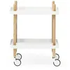 Image de Normann Copenhagen Block Table de Service en Acier Blanc 64 x 50 x 35 cm