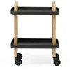 Image de Normann Copenhagen Block Table de service en acier Noir 64 x 50 x 35 cm