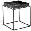 Image de Hay Table d'appoint en acier allié noir 30 x 30 cm