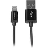 Image de StarTech.com Câble Apple Lightning vers USB pour iPhone, iPod, iPad - 15 cm Noir