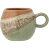 Image de Bloomngville Paula 82058578 Tasse en faïence Vert 8 x 9 cm 265 ml