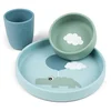 Image de Done By Deer Ensemble De Dîner Nuages Heureux Silicone