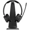 Image de EPOS Impact 1061T ANC On Ear headset Bluetooth Stereo Zwart Noise Cancelling Headset, Incl. oplaad- en dockingstation Computer