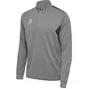 Image de hummel Hmlauthentic Sweat-shirt multisport pour homme avec fermeture éclair courte en tissu recyclé