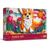 Image de Trefl - Puzzle Effet 3D, Chien - 160 éléments - 40e anniversaire Trefl, Puzzle Coloré avec des Animaux, pour les Enfants à partir de 6 ans
