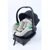 Image de Kinderkraft MINK PRO 2 i-Size Siège bébé, 40-87 cm, avec station de base Isofix MINK FX2, siège auto de geburt groupe 0+, appuie-tête réglable, utilisation pour les plus jeunes en kit, beige
