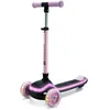 Image de Kinderkraft RKET Trottinette pour enfants à partir de 1 an jusqu'à 50 kg, roues LED, guidon réglable en hauteur, design moderne, rose