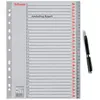 Image de Esselte Intercalaires Eco Multiperforés A4 1-12 Pp