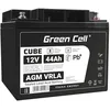 Image de Green Cell Pro Rechargeable Batterie AGM 12V 44Ah accumulateur au Gel Plomb Cycles sans Entretien VRLA Battery étanche Résistantes, Jouets, Installations d'alarme, Véhicules pour Enfants