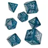 Image de Q Workshop Ensemble De Dés Call Of Cthulhu Abyssal & White Board Game 7 Unités