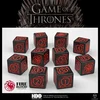 Image de Q Workshop Set De Dés Targaryen 10xd6 10 Le Trône De Fer