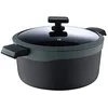 Image de MasterPRO Gastro Reeco | 20 cm et 10 cm de haut avec couvercle | Heatdot | Aluminium moulé sous pression recyclé | Revêtement antiadhésif | Poignées Soft Touch | Toutes les plaques de cuisson