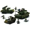 Image de Sluban - M38-B6800 - Jeu de Construction 6 ans to 99 ans- Army set - Char + Lance Roquettes + Jeep