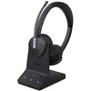 Image de Yealink WH64 Dual Teams Casque avec station de base   Optimisé pour Microsoft Teams, design à deux oreilles, réduction du bruit, connexion USB