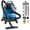 Image de Vacmaster VQ1220PFC-03, Eau et Poussière Aspirateur Industriel Puissant, 1250W 20L, 1250 W, 20 liters, 89 décibeles