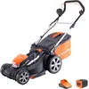 Image de Yard Force Tondeuse à Gazon Rotative Sans Fil 37cm, avec Batterie Lithium-Ion 40V et Chargeur Rapide LM G37A