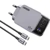 Image de UGREEN Nexode Pro USB-oplader 65 W 2x USB-C, 1x USB-A PPS, USB PD 3.0, Quick Charge 4.0 Grijs Binnen GaN