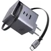 Image de UGREEN Nexode Pro X616 100W GaN Fast Charger Laadadapter 100 W 2x USB-C, 1x USB-A QC 2.0, QC 3.0, QC 4+, USB PD 3.0, PPS Grijs GaN