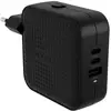 Image de HYPER HyperJuice® 70W USB-C Reislader 70 W 1x USB-A, 2x USB-C USB PD Zwart GaN, Met adapter voor Europa, Met adapter voor Verenigd Koninkrijk, Met adapter voor