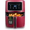 Image de Bergner Naturally Friteuse à air chaud sans PFAS 1800 W 6,9 l 8 programmes de cuisson Friteuse à air avec revêtement céramique Réglage de la température 80-200 °C Minuterie jusqu'à 30 min