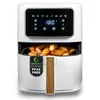 Image de Bergner Charcoal Friteuse à air 1 800 W 6,9 l 8 programmes de cuisson avec revêtement céramique Minuterie jusqu'à 30 min