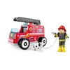 Image de HAPE - E3024 - Jouet d'imitation en Bois - Camion de Pompiers