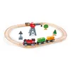 Image de Hape E3731 Cargo Delivery Railway Loop - Wooden Train Set