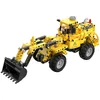 Image de Deqube Jeu De Construction Excavatrice Bulldozer 2 En 1 693 Pièces