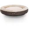 Image de FEANDREA Panier pour Chien, Canapé, Lit pour Chat, Rond, 65 cm, Marron PGW65C