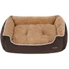 Image de Feandrea Niche pour chien avec housse en peluche, coussin amovible, marron, beige, 90 x 75 x 25 cm PGW06YC