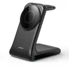 Image de Joyroom JR-W15 Station de charge sans fil 3 en 1   Charge rapide pour iPhone, AirPods et Apple Watch, design compact, certifié Qi   Noir