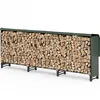 Image de VOUNOT® Serre Bûche 3m avec Housse de Protection Range Bûche Acier Serre Bûche Grande Capacité Rangement pour Bûches Range Bois Serre Bois Housse de Protection Intégrale Inclus