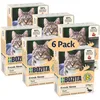 Image de Bozita Tetra Canapés en sauce avec poulet   6 x 370 g de nourriture pour chat de qualité supérieure sans céréales et sans sucre, sans OGM, avec 7,5% de protéines et 5% de teneur en matières grasses