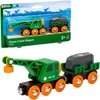 Image de Brio World - 33698 - Wagon Grue ingénieux - Accessoire pour Circuit de Train en Bois - avec connexions aimantées - Jouet pour garçons et Filles à partir de 3 Ans