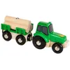 Image de BRIO World - Traktor mit Holz-Anhänger