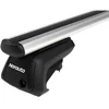 Image de Pack complet 2 barres de toit norauto pour véhicules équipés de barres longitudinales - aluminium 118 cm
