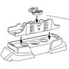 Image de 4 pattes de fixation norauto fixpoint 242
