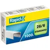 Image de Rapid Agrafes Galvanisées 26/6 Mm X1000 Standard