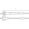 Image de Bahco SC2RM-19-22 Steiger-bouwratel 19 & 22 mm