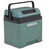 Image de Igloo IE24 Glacière électrique, 12 V et 230 V, 24 l, compact, vert, pour voiture, camping, vacances, bateau, festivals - Léger, portable, avec compartiment pratique pour câbles et mode Eco/Max